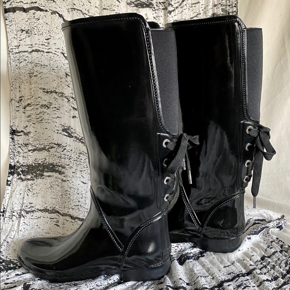 MICHAEL Michael Kors Shoes - MICHAEL Michael Kors Larson Back-Tie Rain boots